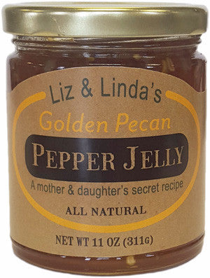 Liz & Linda's Golden Pecan Pepper Jelly