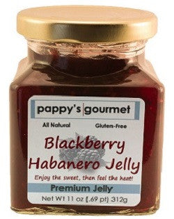 Pappy's Gourmet Blackberry Habanero Pepper  Jelly