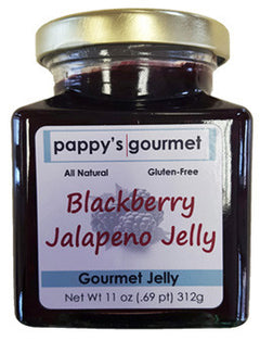 Blackberry Jalapeno Jelly - Pappy's Gourmet and Liz & Linda's