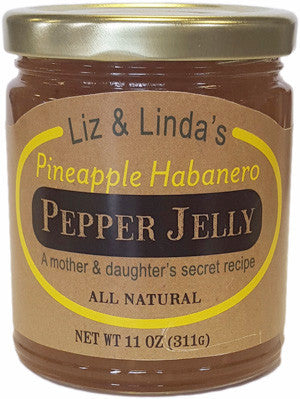 Liz & Linda's Pineapple Habanero Pepper Jelly 