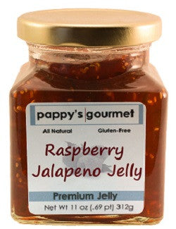 Pappy's Gourmet Raspberry Jalapeno Pepper Jelly